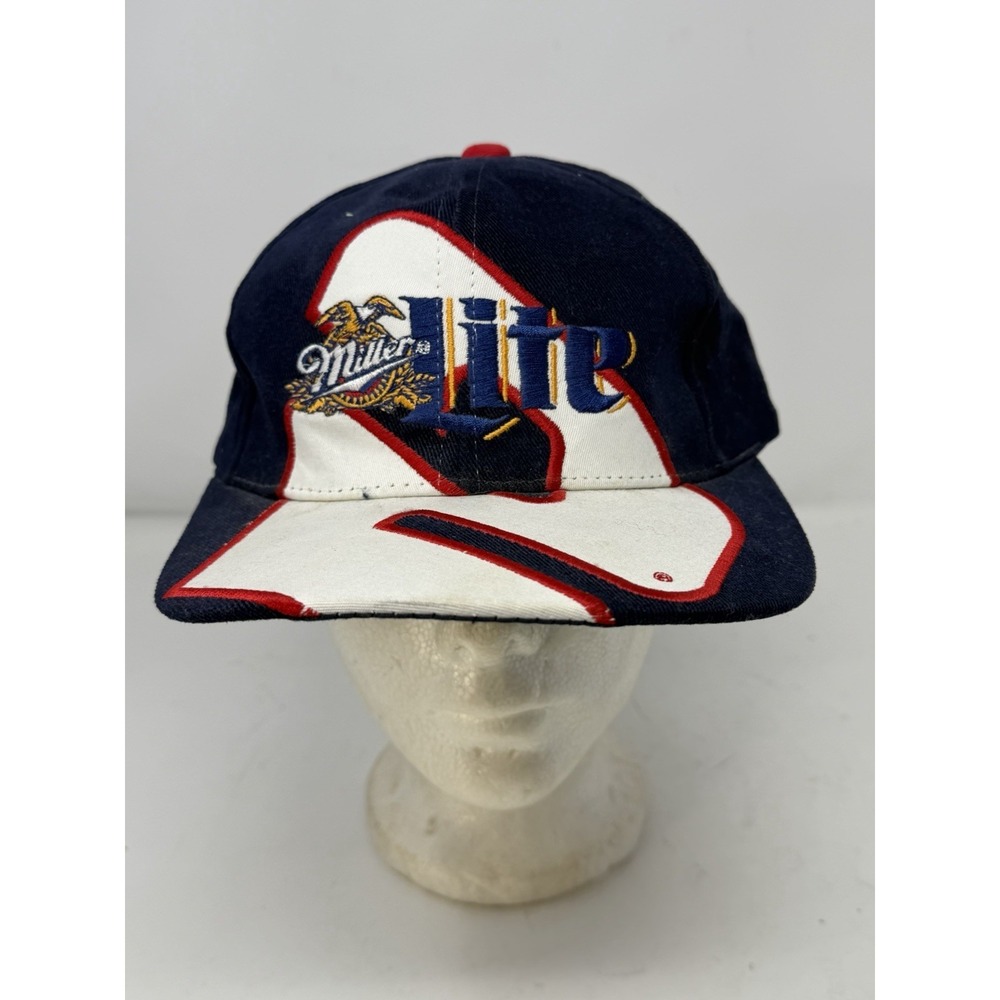 Vintage Rusty Wallace Miller Lite Hat NASCAR Chase Authentics Snapback Cap #2